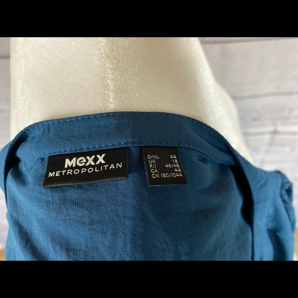 Mexx Metropolitan Peacock Blue Blouse - 44 EU - Picture 9 of 10